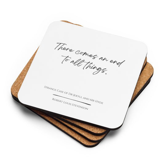 Jekyll & Hyde "All Things" Literary Quote Coaster