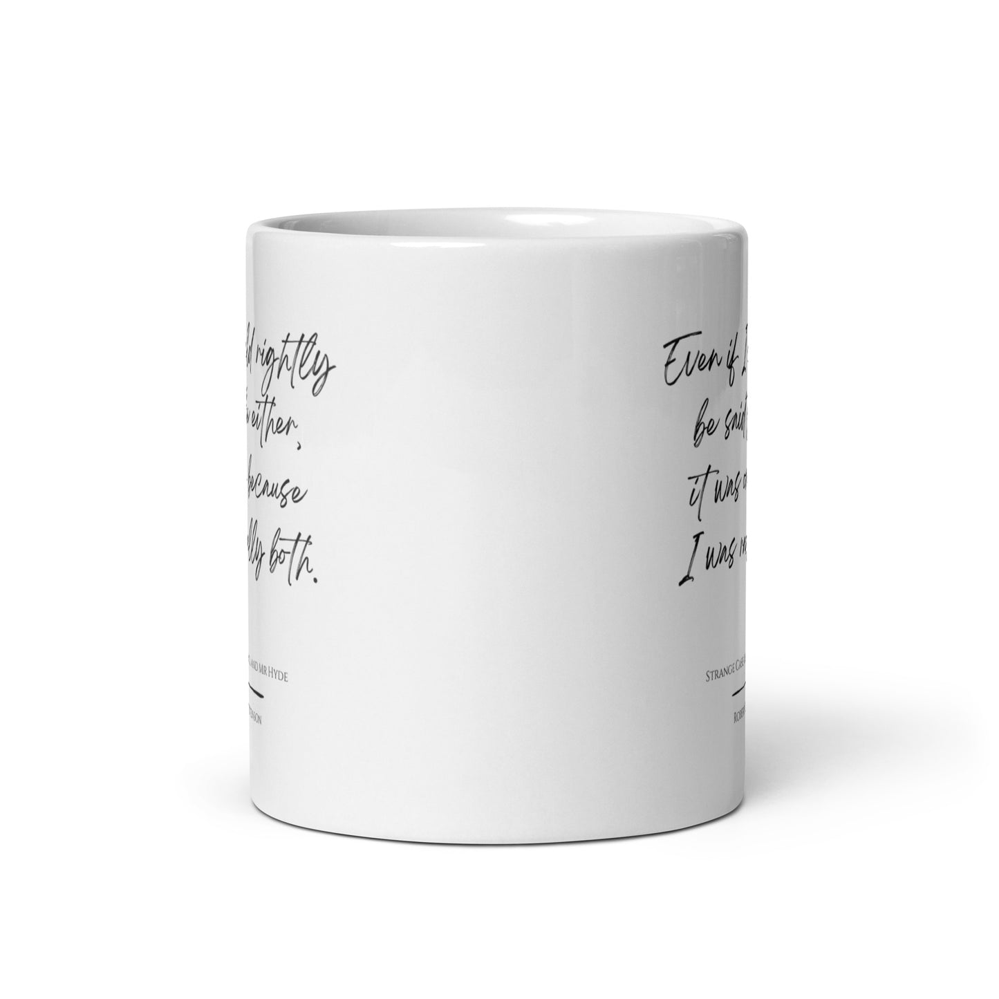 Jekyll & Hyde "Radically Both" Literary Quote Mug