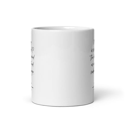 Frankenstein "Human Mind" Literary Quote Mug