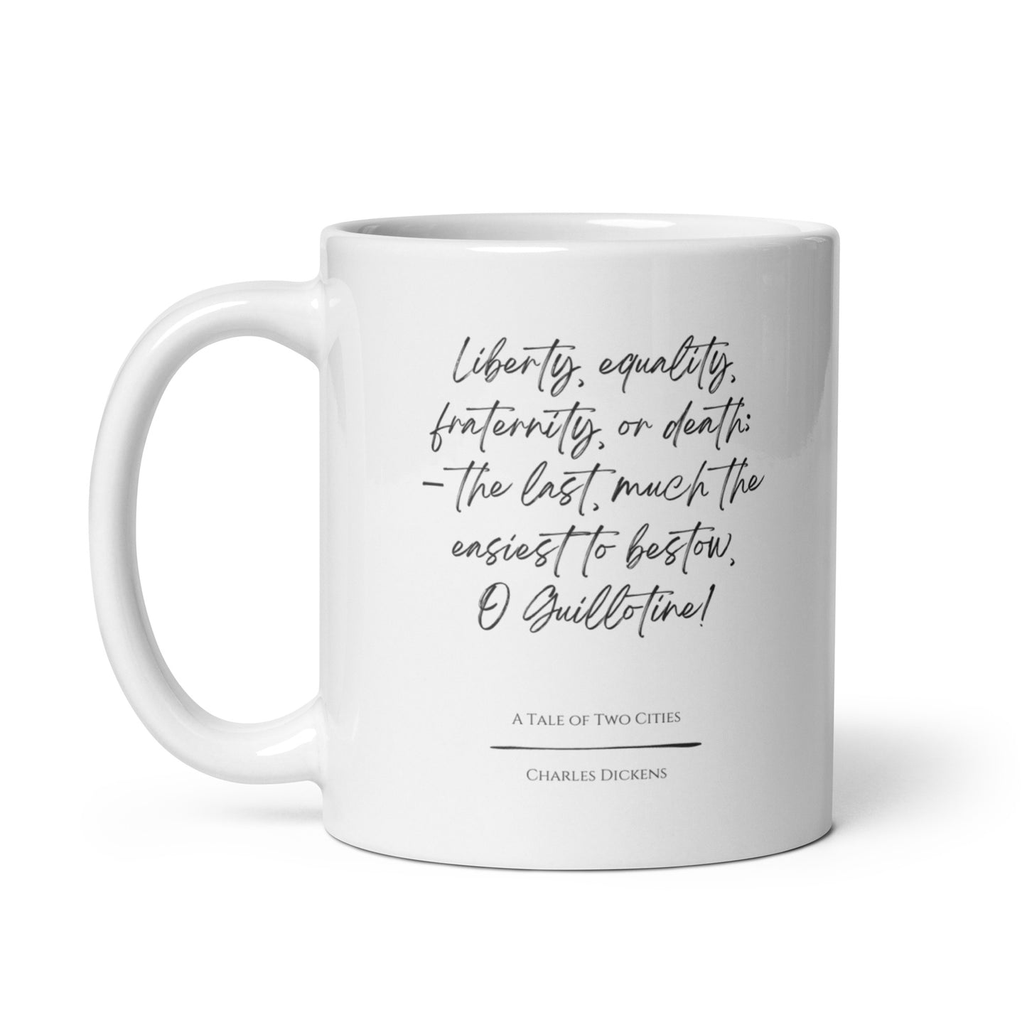 A Tale of Two Cities "Guillotine" Literary Quote Mug