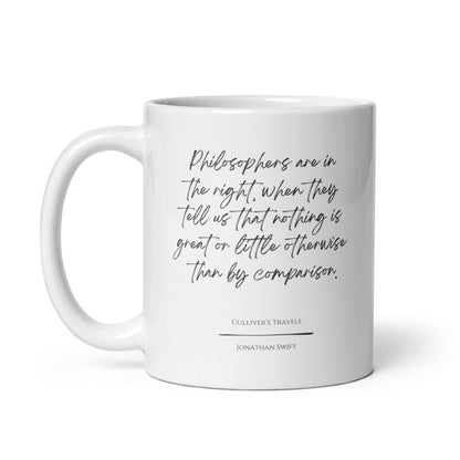 Gulliver's Travels "By Comparison" Literary Quote Mug