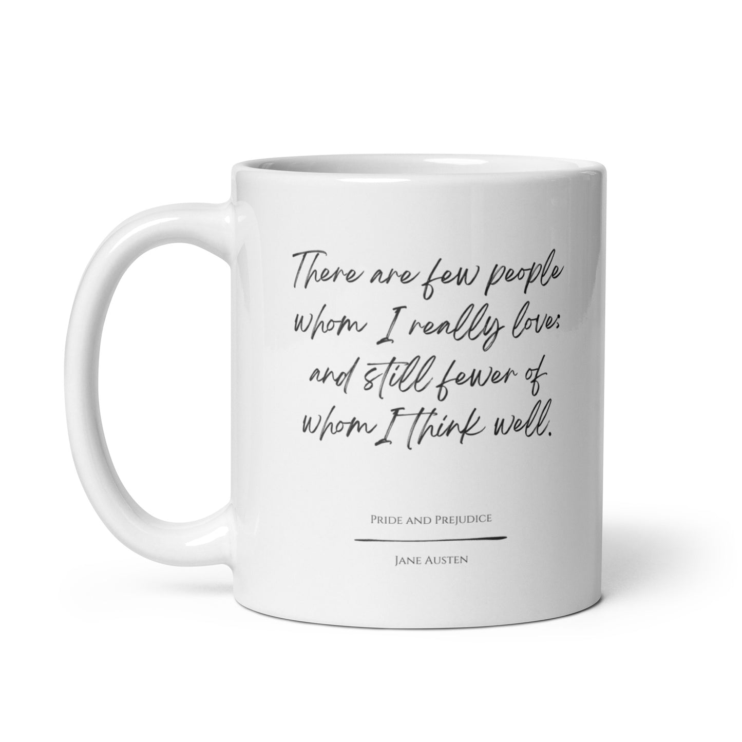 Pride and Prejudice "Really Love" Literary Quote Mug