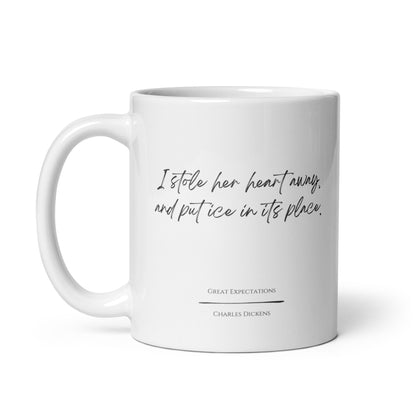 Great Expectations "Stole Her Heart" Literary Quote Mug