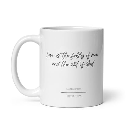 Les Misérables "Wit of God" Literary Quote Mug