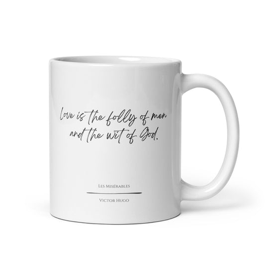 Les Misérables "Wit of God" Literary Quote Mug