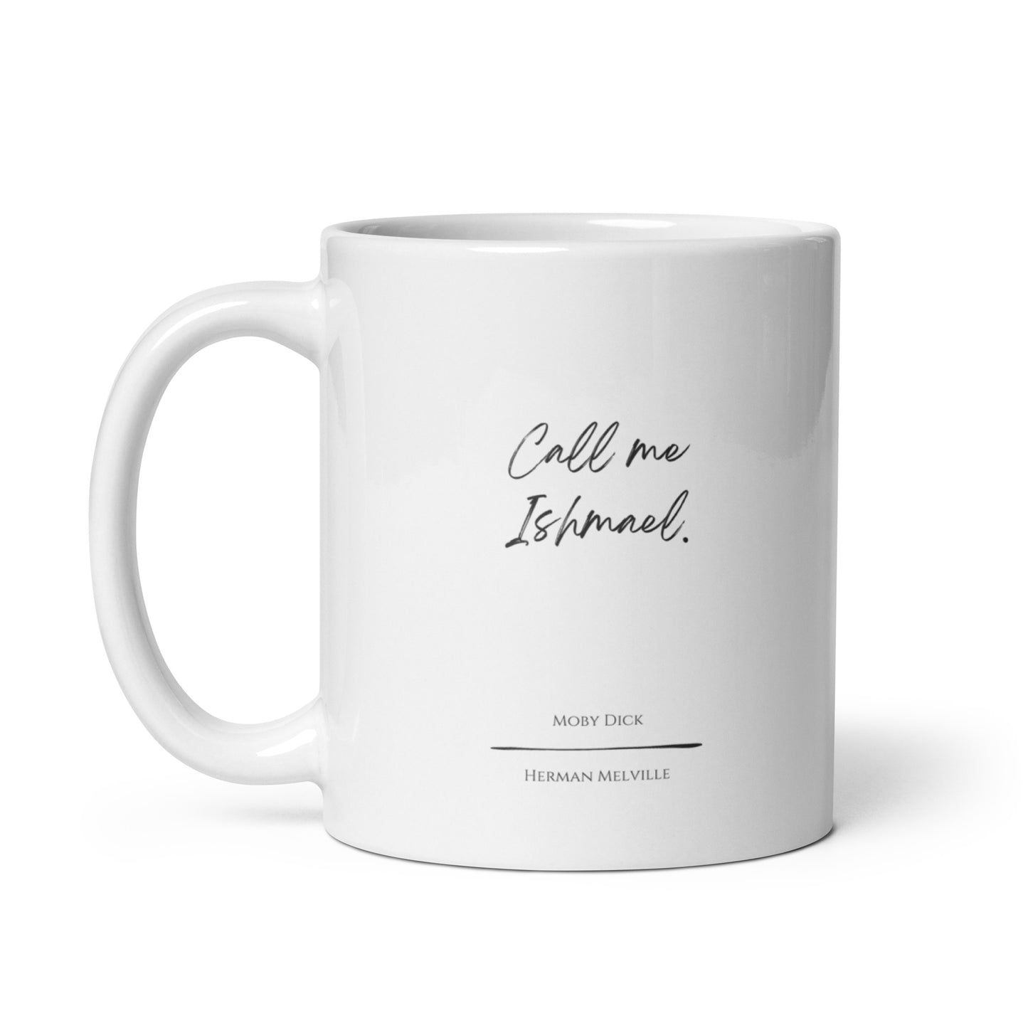 Moby Dick "Call Me Ishmael" Literary Quote Mug