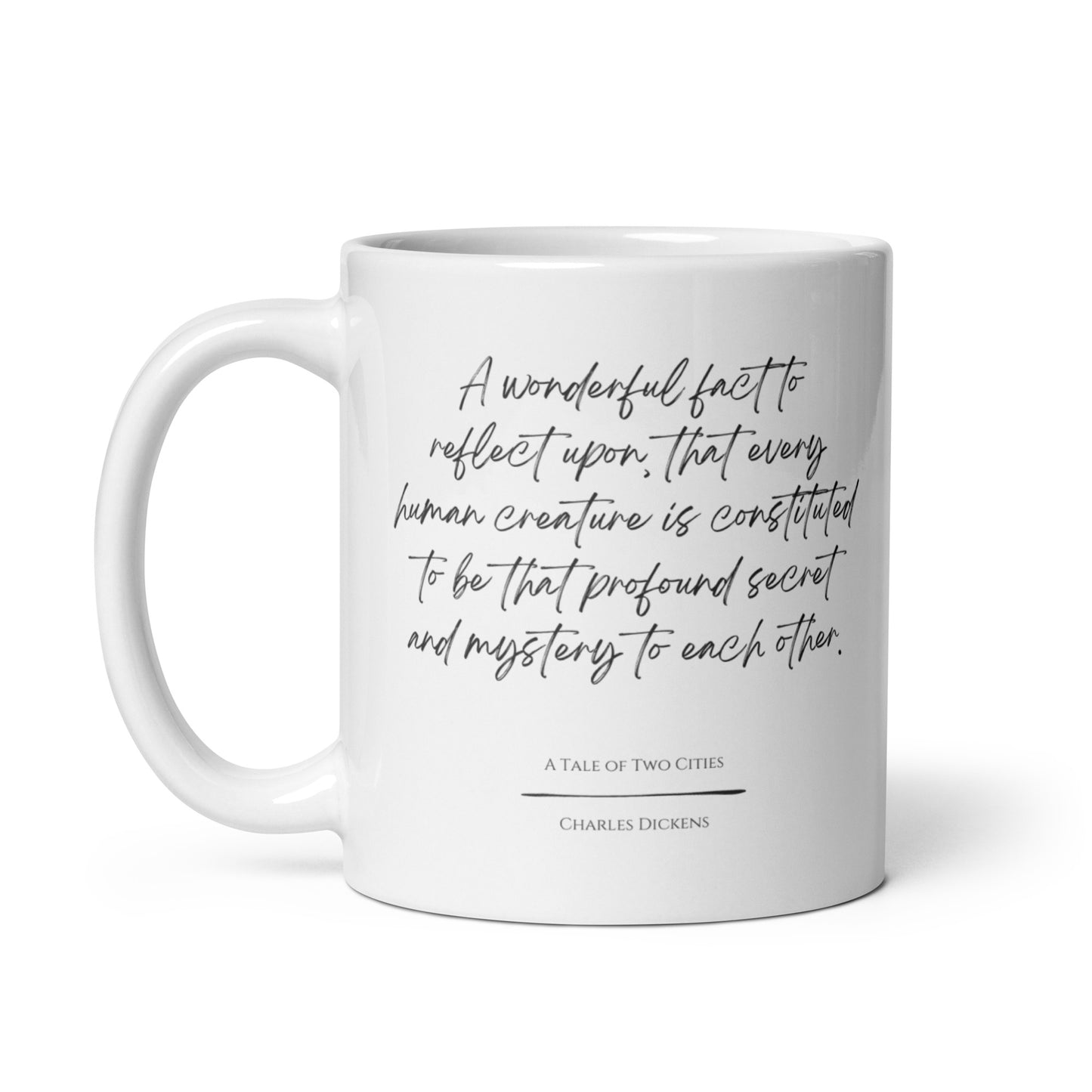 A Tale of Two Cities "Wonderful Fact" Literary Quote Mug