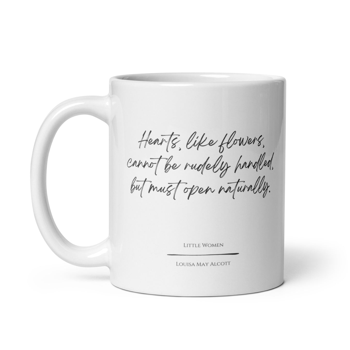 Little Women "Like Flowers" Literary Quote Mug