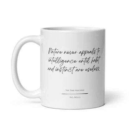 The Time Machine "Nature" Literary Quote Mug