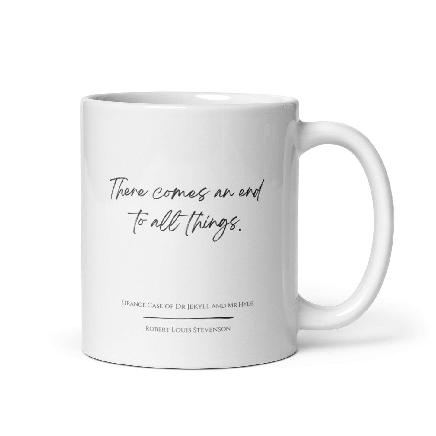 Jekyll & Hyde "All Things" Literary Quote Mug