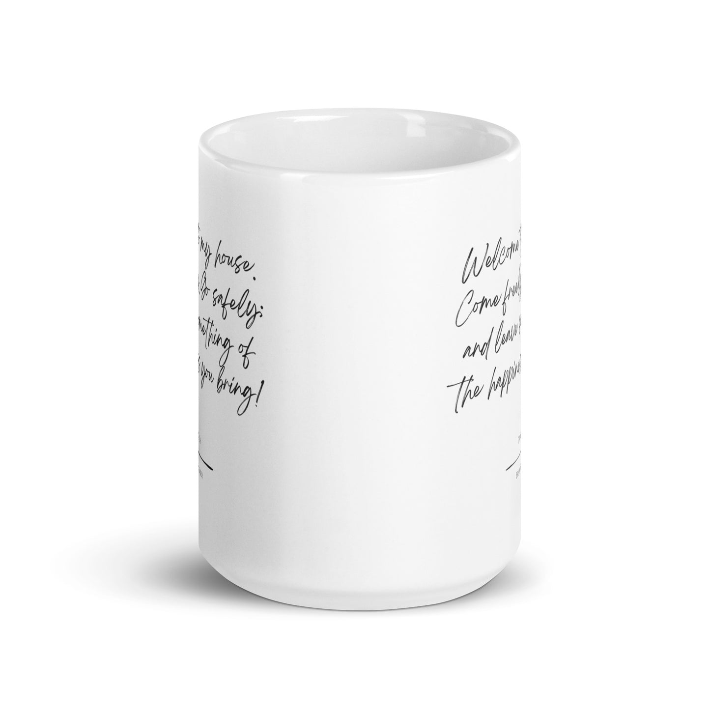 Dracula "Welcome to My House" Literary Quote Mug