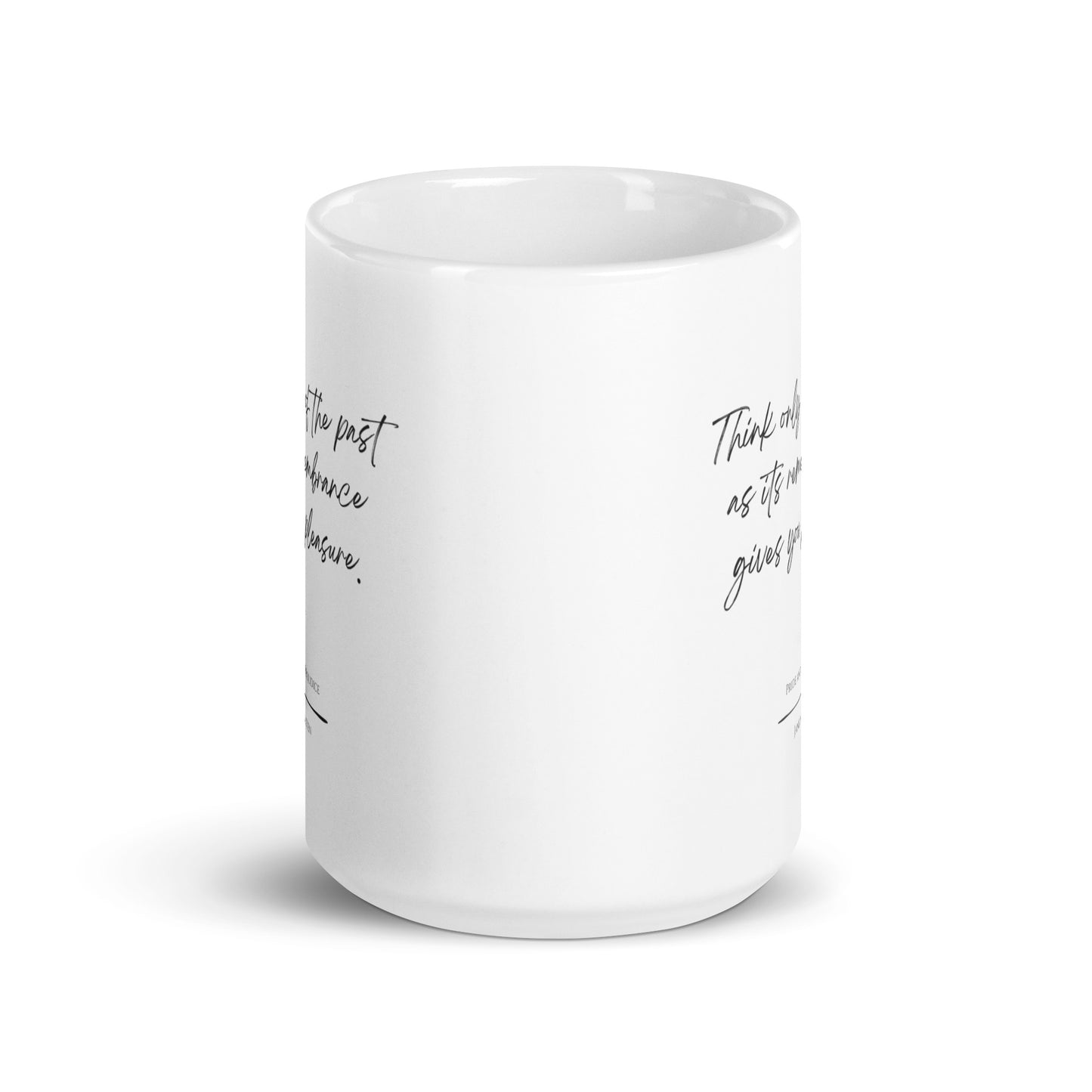 Pride and Prejudice "Remembrance" Literary Quote Mug