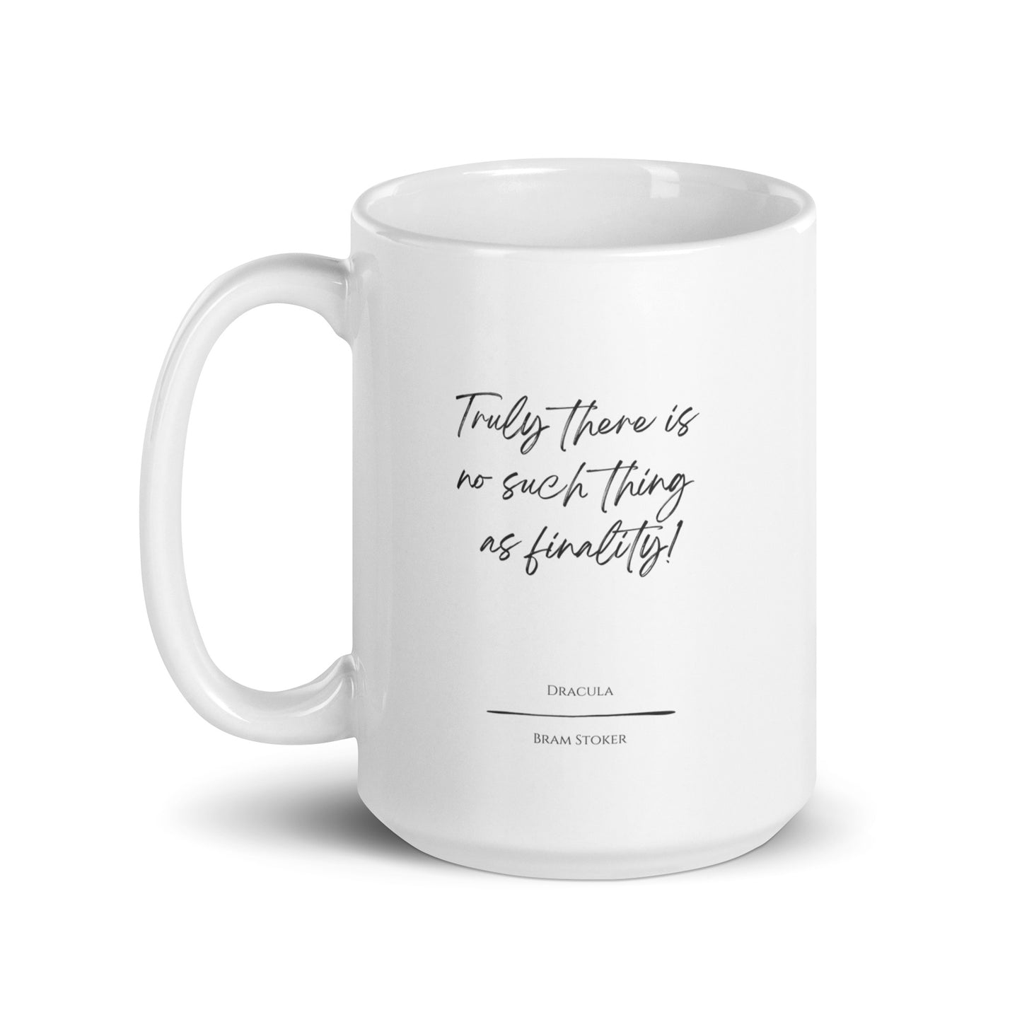 Dracula "Finality" Literary Quote Mug