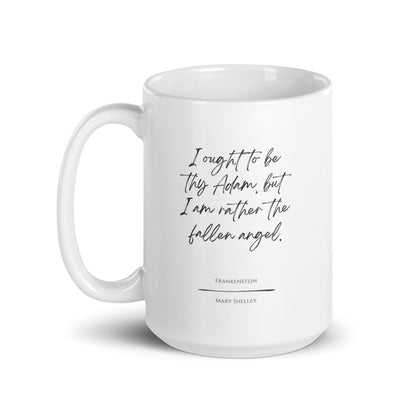 Frankenstein "Fallen Angel" Literary Quote Mug