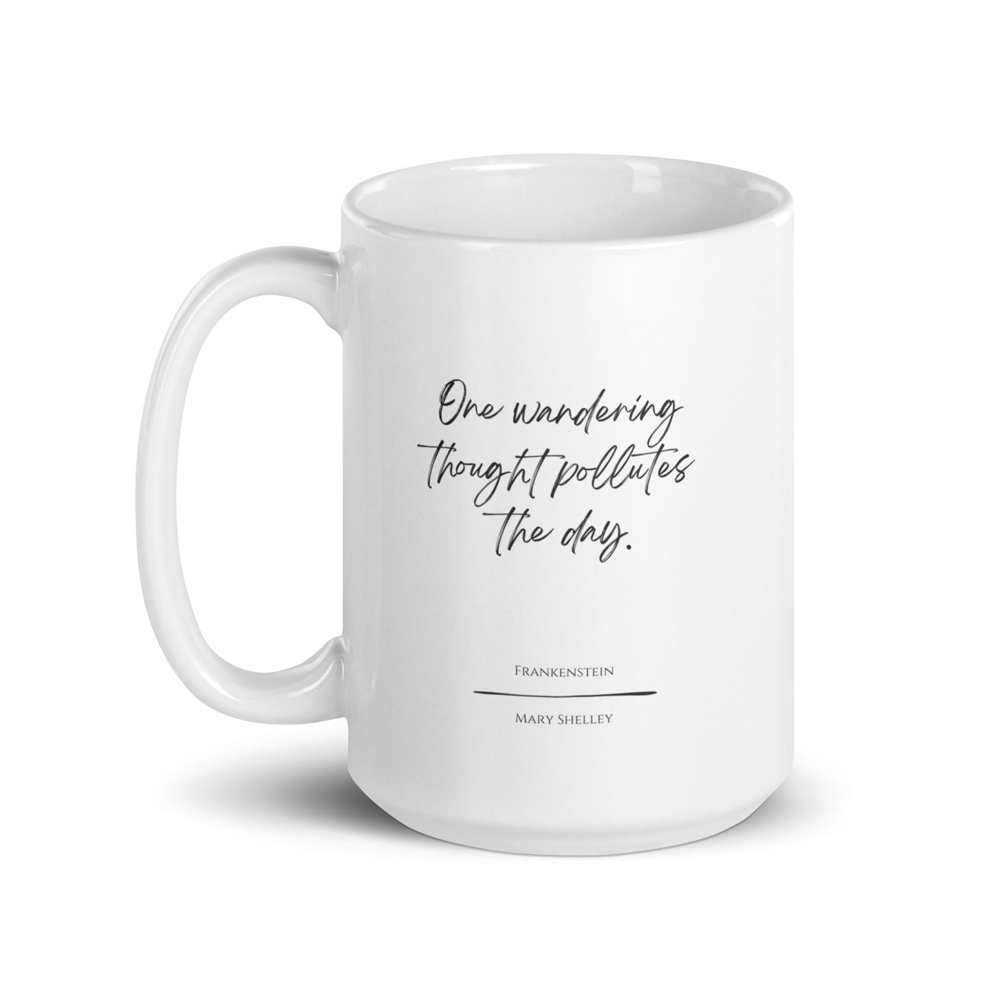 Frankenstein "Wandering Thought" Literary Quote Mug