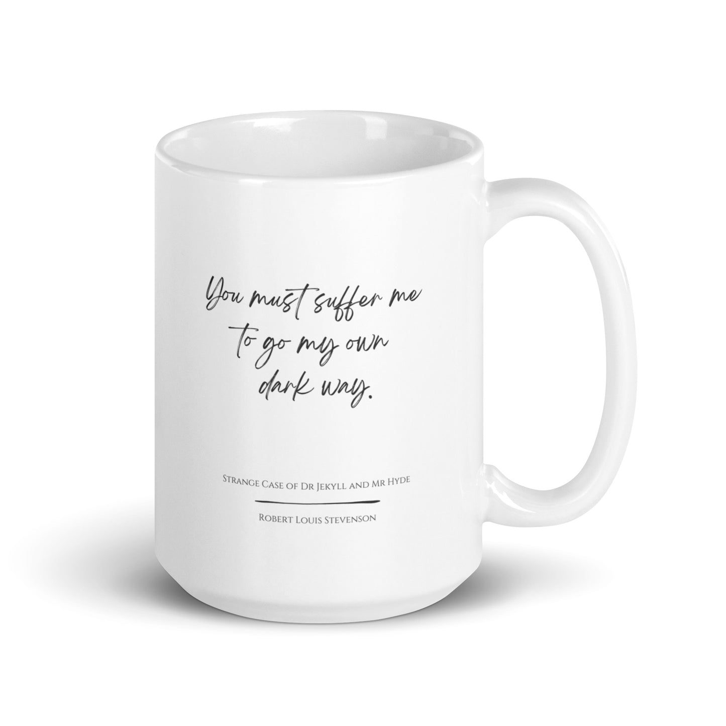 Jekyll & Hyde "Dark Way" Literary Quote Mug